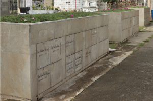 jardineras cementerio central, prenecesidad